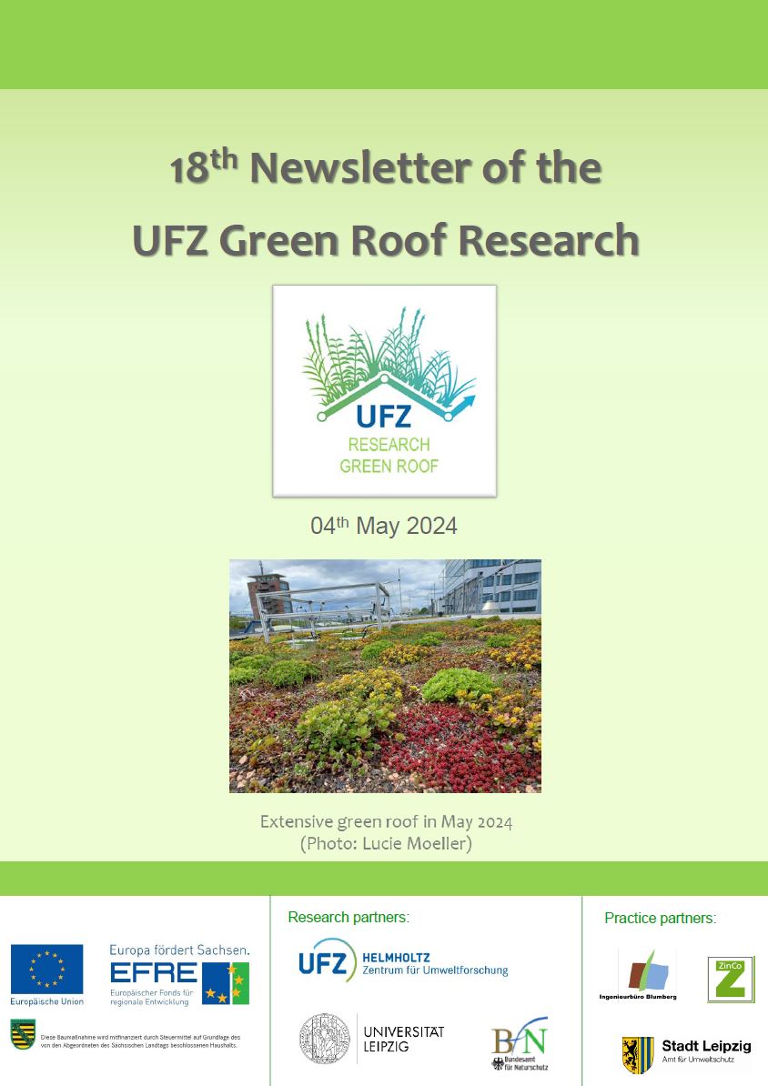 18th UFZ Green Roof Research Newsletter